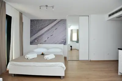 Krevet ili kreveti u jedinici u objektu Apartments Villa Tomislav