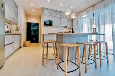 Kuhinja ili čajna kuhinja u objektu Seaside Villa Vesna