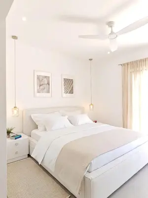 Krevet ili kreveti u jedinici u objektu Apartments Melani Hvar