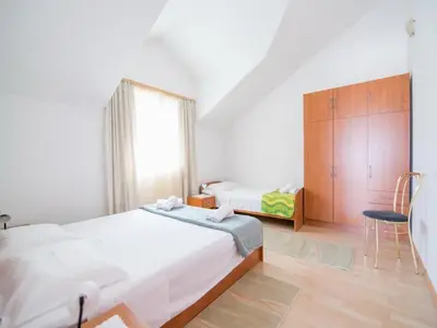 Krevet ili kreveti u jedinici u objektu Apartments Ana & Bogdan - One Bedroom Apartment with Balcony and Sea View A2 ST