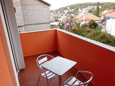 Balkon ili terasa u objektu Apartment with balcony and 1 room