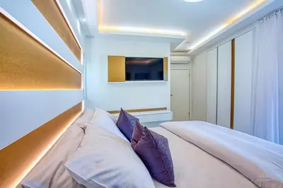 Krevet ili kreveti u jedinici u objektu Seaview villa Marija