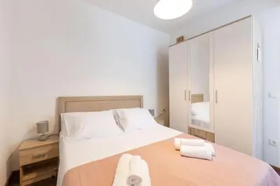 Krevet ili kreveti u jedinici u objektu Luxury Apartment With Breathtaking View & Private Pool