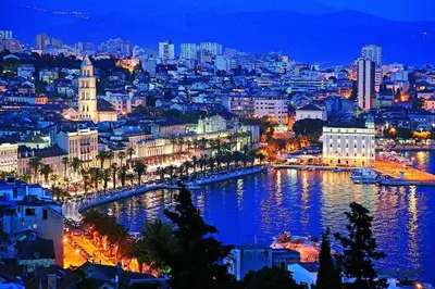 Pogled na grad 'Podstrana' ili pogled na grad iz apartmana