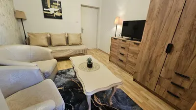 TV i/ili zabavni centar u objektu Apartmani Makarska 8