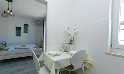 Krevet ili kreveti u jedinici u objektu Apartmani Makarska 10
