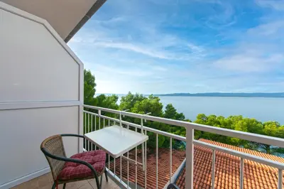 Balkon ili terasa u objektu Apartman Brela 7
