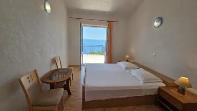 Krevet ili kreveti u jedinici u objektu Apartmani Brela 3