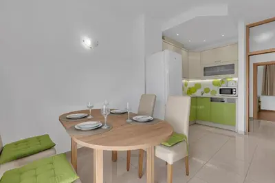Kuhinja ili čajna kuhinja u objektu Apartmani Podest II