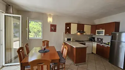 Kuhinja ili čajna kuhinja u objektu Apartmani Brela 9