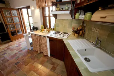 Kuhinja ili čajna kuhinja u objektu Villa Moro House