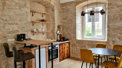 Kuhinja ili čajna kuhinja u objektu Calico Apartment's