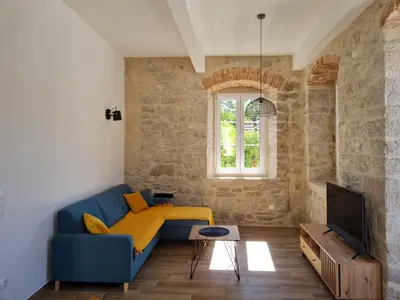TV i/ili zabavni centar u objektu Calico Apartment's