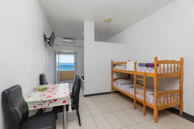 Krevet ili kreveti u jedinici u objektu Apartments with parking space Krvavica, Makarska - 23540