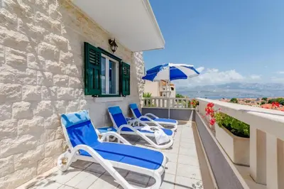 Balkon ili terasa u objektu Comfortable Holiday Home with Terrace