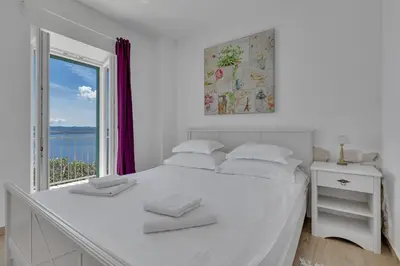 Krevet ili kreveti u jedinici u objektu Apartment Villa Ivo - Makarska Exklusiv