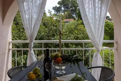 Balkon ili terasa u objektu Apartman David