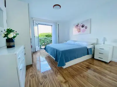 Krevet ili kreveti u jedinici u objektu Apartman Postira
