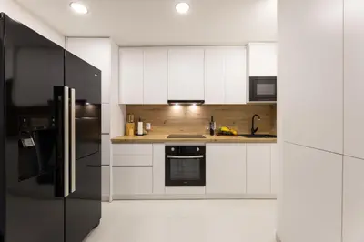 Kuhinja ili čajna kuhinja u objektu Luxury apartment Irina with private heated pool