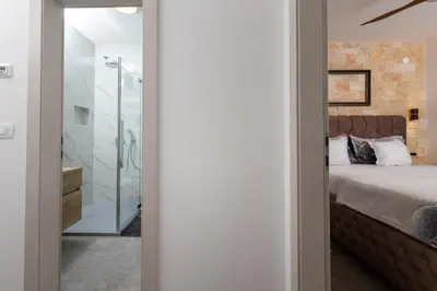 Krevet ili kreveti u jedinici u objektu Villa Vista Jelsa