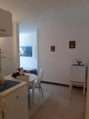 Kuhinja ili čajna kuhinja u objektu Apartment in Jelsa with terrace, air conditioning, Wi-Fi 4440-2