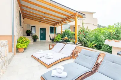 Balkon ili terasa u objektu Apartments Ante - Hvar center, pool
