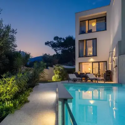Luxury villa Manera Bol with heated pool near Zlatni Rat