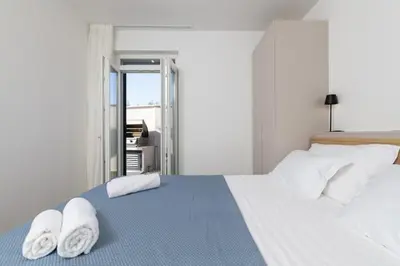 Krevet ili kreveti u jedinici u objektu Apartment Vierra Hvar with pool