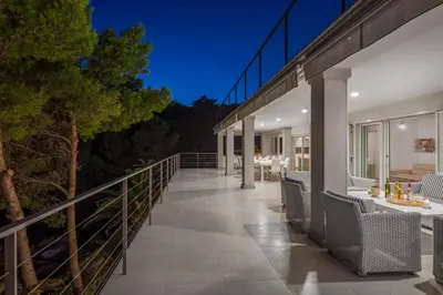Balkon ili terasa u objektu Villa Oceanus