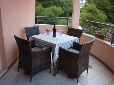 Balkon ili terasa u objektu Apartments Ledic