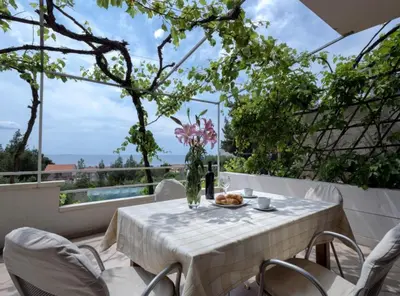 Balkon ili terasa u objektu Dolac Green Side Apartments