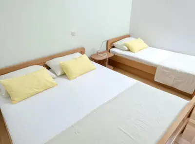 Krevet ili kreveti u jedinici u objektu Dolac Green Side Apartments