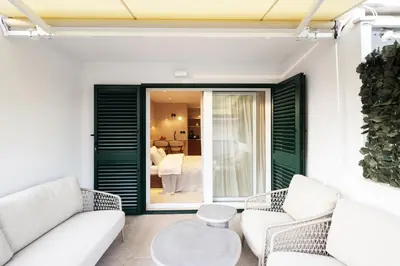 Krevet ili kreveti u jedinici u objektu Terrace Haven Hvar