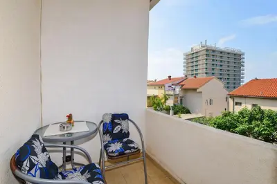 Balkon ili terasa u objektu Studio Makarska, One Minute to the Beach