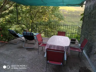 Balkon ili terasa u objektu Apartment 'Angelo' in traditional stone house