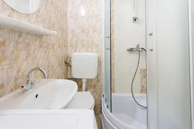Kupaonica u objektu BEACH PUNTA APARTMAN - Omiš