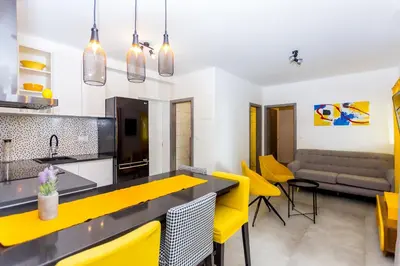 Kuhinja ili čajna kuhinja u objektu Aga Apartments Nemira