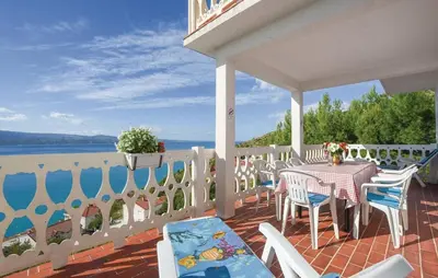 Balkon ili terasa u objektu Apartmani Sunce i More