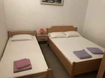 Krevet ili kreveti u jedinici u objektu Apartmani Villa Borzic