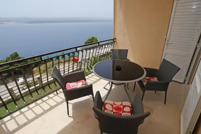Balkon ili terasa u objektu Apartments Edita & Robert