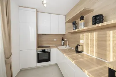 Kuhinja ili čajna kuhinja u objektu Apartment Veranda