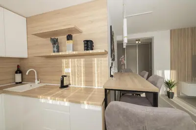 Kuhinja ili čajna kuhinja u objektu Apartment Veranda