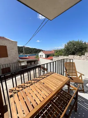 Balkon ili terasa u objektu Apartment Stairs to Adriatic 50m from a beach!