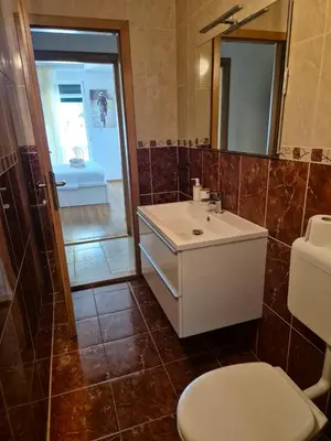 Kupaonica u objektu Apartments Vera Brela,Free private parking,sea view