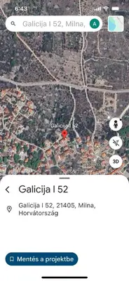 Tlocrt objekta Apartment Milna Dante