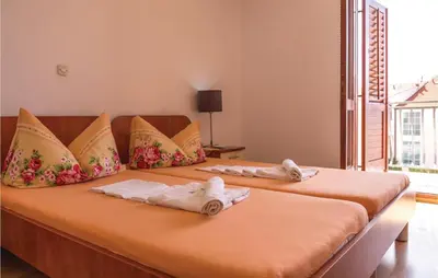 Krevet ili kreveti u jedinici u objektu Two-Bedroom Apartment Makarska With Sea View 02