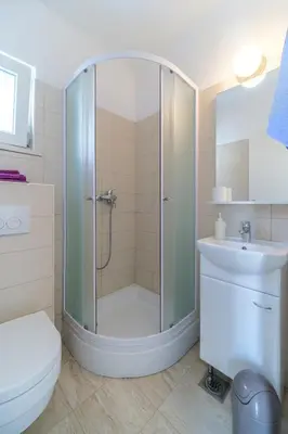 Kupaonica u objektu Villa Milna Bay - Heated Pool, Sea Views & Near Beach I Brač Island