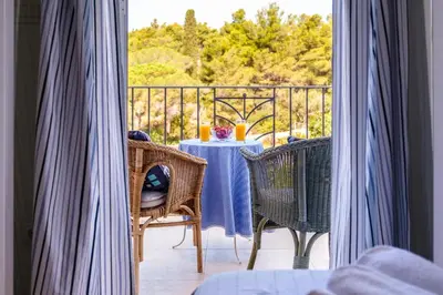 Balkon ili terasa u objektu Villa Milna Bay - Heated Pool, Sea Views & Near Beach I Brač Island