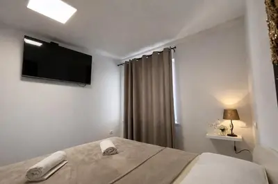 Krevet ili kreveti u jedinici u objektu Apartments Karla