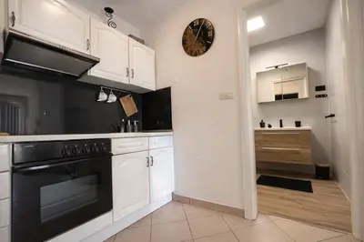 Kuhinja ili čajna kuhinja u objektu Apartments Karla